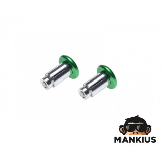 PLUG, HANDLEBAR END GREEN