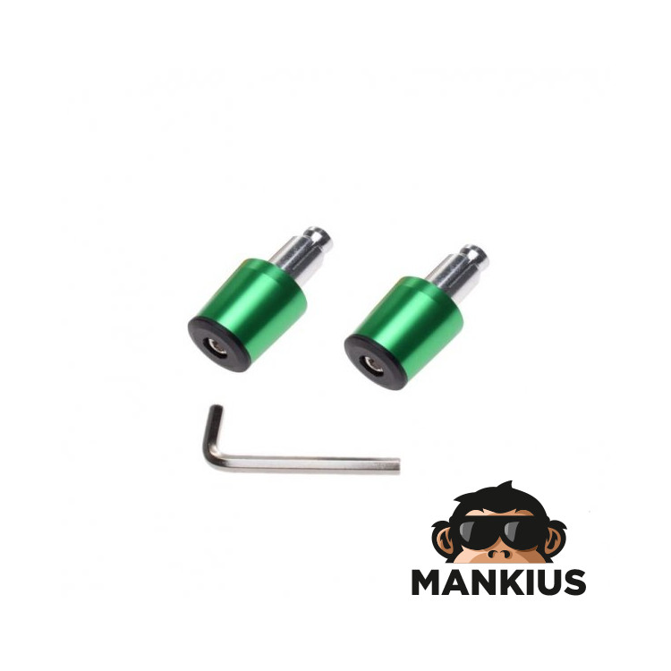 PLUG, HANDLEBAR END GREEN