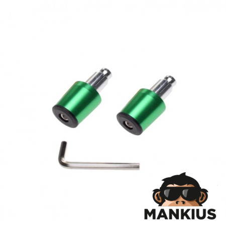 PLUG, HANDLEBAR END GREEN