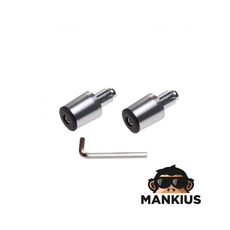 PLUG, HANDLEBAR END SILVER