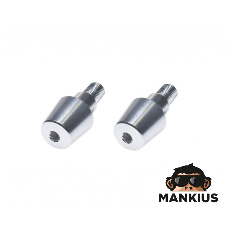 PLUG, HANDLEBAR END SILVER FOR YAMAHA M16X1.5