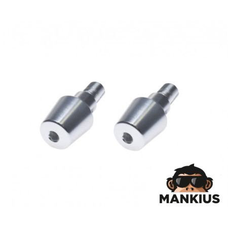 PLUG, HANDLEBAR END SILVER FOR YAMAHA M16X1.5