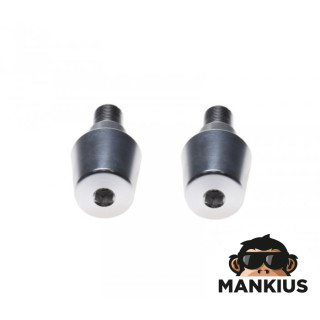 PLUG, HANDLEBAR END SILVER FOR YAMAHA M16X1.5