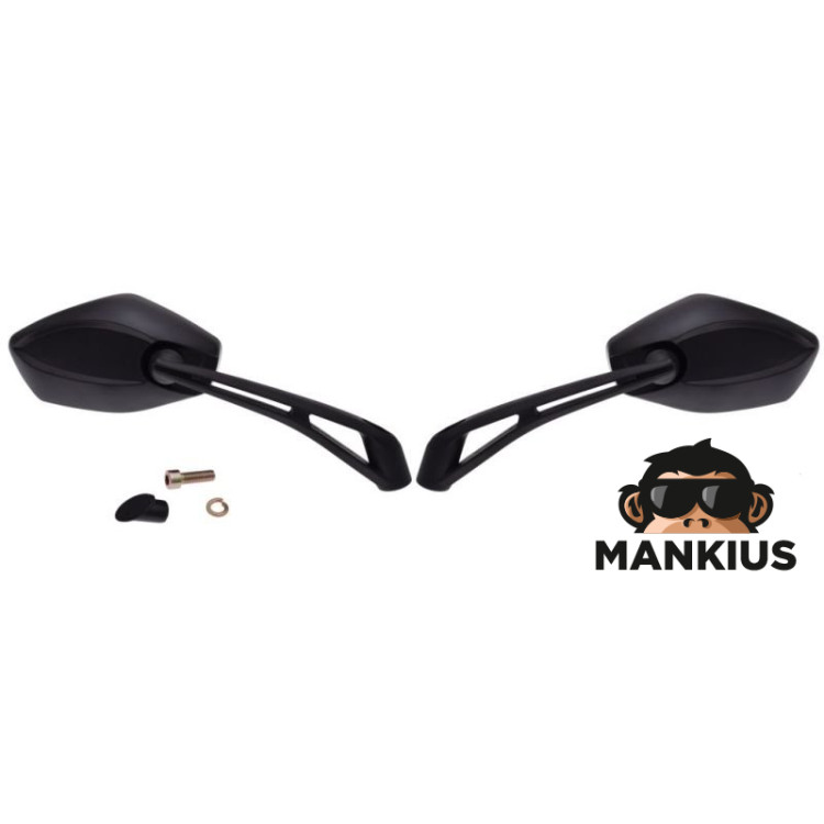 VEIDROŽIŲ RINKINYS, GALINIS VAIZDAS LONGJIA K M8 L+R YAMAHA NAUJAS MODELIS