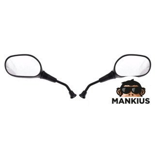 VEIDRODŽIŲ RINKINYS, GALINIS VAIZDAS MH014 BLACK SR M8 CN