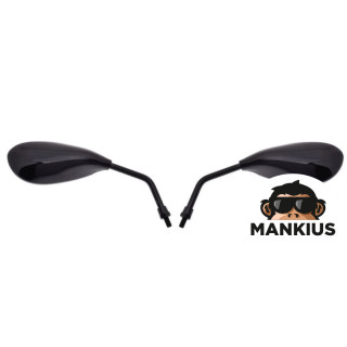 MIRROR, REAR VIEW MP103-1 TEARDROP BLACK YAMAHA 8MM