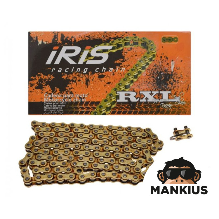 CHAIN, DRIVE IRIS 520 RACING RXL 120L GOLD