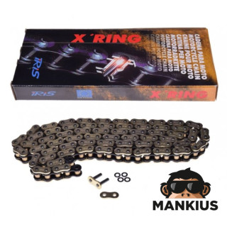 CHAIN, DRIVE IRIS 520 X-RING 122L GOLD