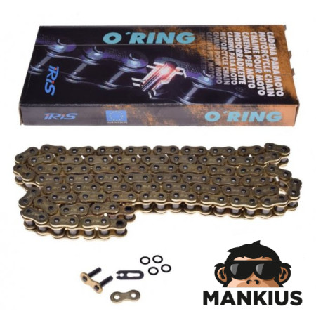 CHAIN, DRIVE IRIS 525 O-RING 110L GOLD