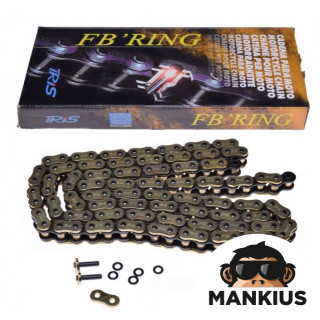 CHAIN, DRIVE IRIS 530 FB 118L GOLD