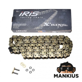 CHAIN, DRIVE IRIS 530 X-RING 130L GOLD