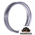 RIM, WHEEL 17"x3,00 36 SPOKES ALUMINIUM SILVER