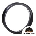 Ratlankis, RATAS 17" x 3,50 36 stipinai ALUMINIO JUODAS