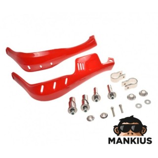 RANKŲ APSAUGA, ENDURO CC-PC-055 RAUDONA