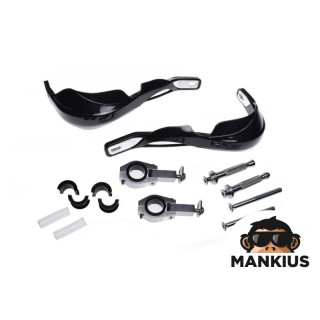 HAND GUARD, ENDURO LEOSHI BLACK