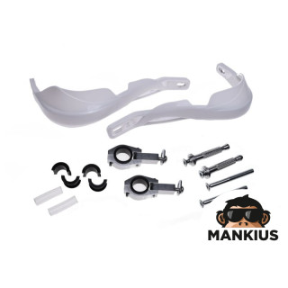 HAND GUARD, ENDURO LEOSHI WHITE