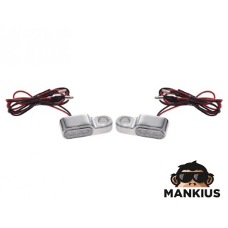 LEMPAS, PRIEKINIS posūkio signalas CUSTOM LED, 2 Vnt