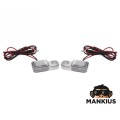 LEMPAS, PRIEKINIS posūkio signalas CUSTOM LED, 2 Vnt