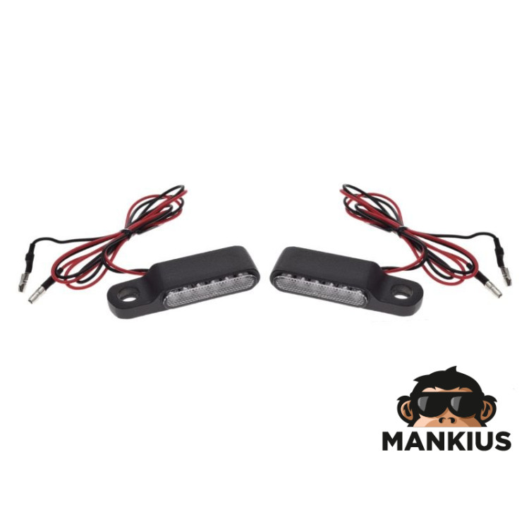 LEMPAS, PRIEKINIS posūkio signalas CUSTOM LED, 2 Vnt