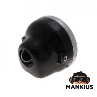 LAMP, FRONT, SIDE MOUNT, H6 BLACK