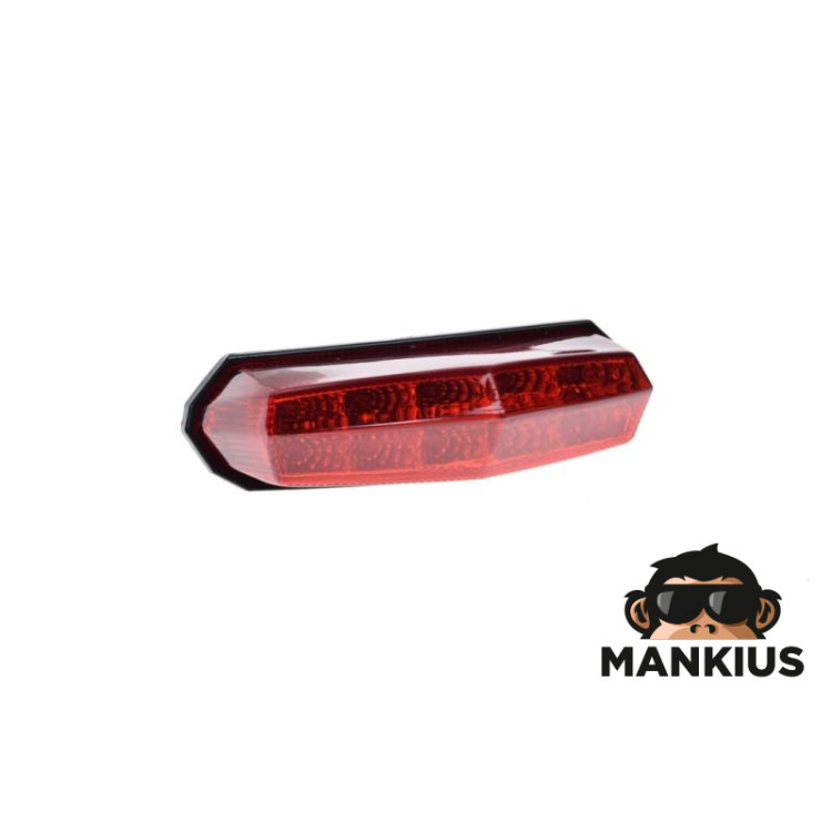 LAMP, REAR LED 3 WIRES FOR DERBI SENDA, RED LENS