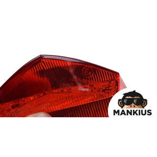 LAMP, REAR LED 3 WIRES FOR DERBI SENDA, RED LENS