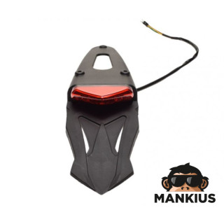 LAMP, REAR, LED, RED LENS, W/MUDGUARD