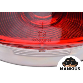 LAMP, TAIL CHROME RED LENS