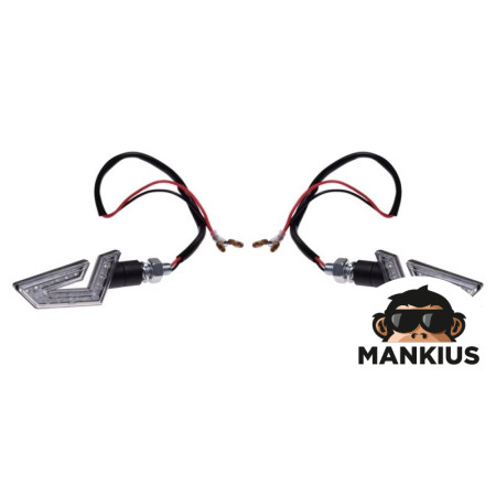 LAMP, TURN SIGNAL BLACK CLEAR LENS LED