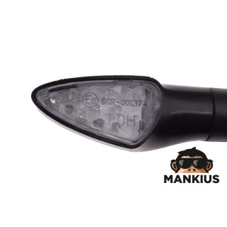 LAMP, TURN SIGNAL BLACK CLEAR LENS LED