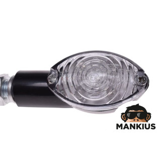 LAMP, TURN SIGNAL BLACK CLEAR LENS, LED