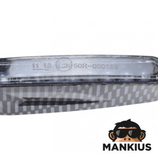 LAMP, TURN SIGNAL INDICATOR CARBON, CLEAR LENS, 9 LEDS