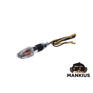 LAMP, TURN SIGNAL INDICATOR FRONT CLEAR LENS CHROME