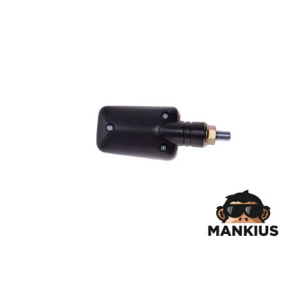 LAMP, TURN SIGNAL MINI BLACK AMBER SHORT