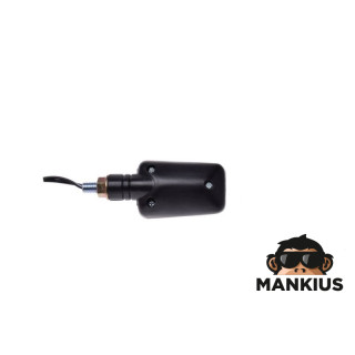 LAMP, TURN SIGNAL MINI BLACK CLEAR SHORT