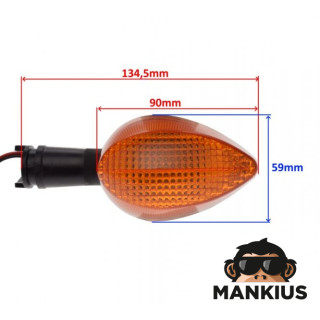 LAMP, TURN SIGNAL R1 R6 DROP-SHAPED LH