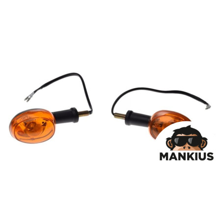 LAMP, TURN SIGNAL, AMBER LENS, PAIR