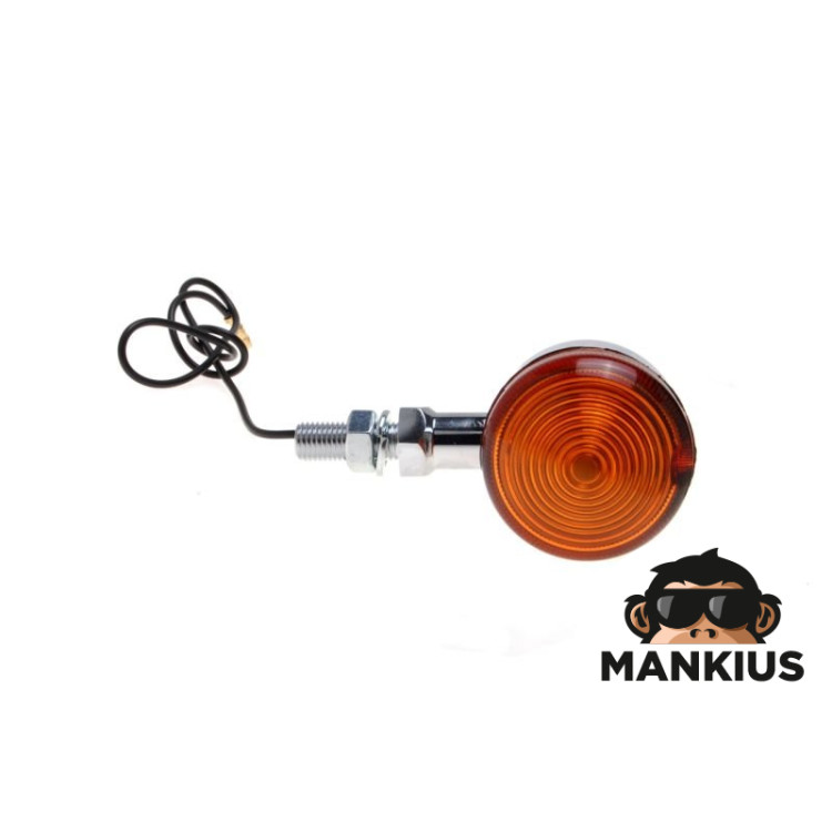 LAMP, TURN SIGNAL, BULLET, SHORT MOUNT 10 mm