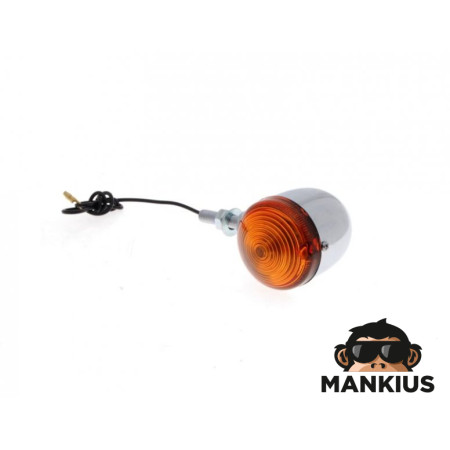 LAMP, TURN SIGNAL, BULLET, SHORT MOUNT 8 mm