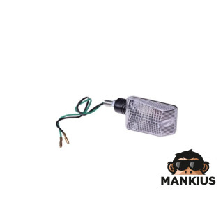 LAMP, TURN SIGNAL, MINI, BLACK, CLEAR LENS CN