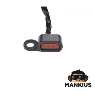 MINI LED PRIEKINĖ PASUKIMO SIGNALINĖ LEMPUTĖ, SKIRTA HARLEY BLACK