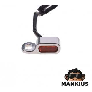 MINI LED PRIEKINĖ PASUKIMO SIGNALINĖ LEMPUTĖ, SKIRTA HARLEY CHROME