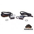 MINI LED PRIEKINĖ PASUKIMO SIGNALINĖ LEMPUTĖ, SKIRTA HARLEY CHROME