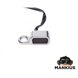 MINI LED PRIEKINĖ PASUKIMO SIGNALINĖ LEMPUTĖ, SKIRTA HARLEY CHROME