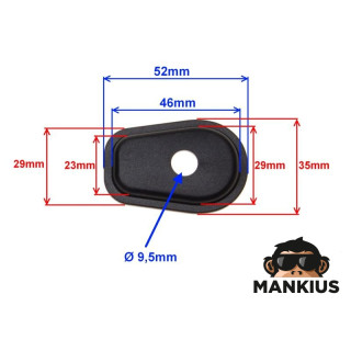 PLUG, TURNSIGNAL LAMP FITTING COVER, SET OF 4 PCS