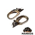 MOTOKROSO Pėdų kaiščiai HONDA CRF KPL Titanium