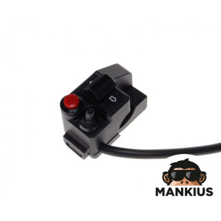 SWITCH ASSY, TURN INDICATOR UNIVERSAL BLACK