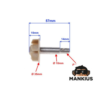 SHAFT ASSY, WATER PUMP IMPELLER AM6