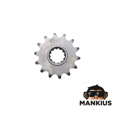 SPROCKET, ENGINE NT:11 AM6 14 DENTS 420 MBK 50 X YAMAHA 50 TZR RIEJU 50 SMX