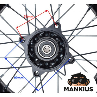 GALINIS RATAS 1,85-12, SKIRTA PIT BIKE HONDA CRF50